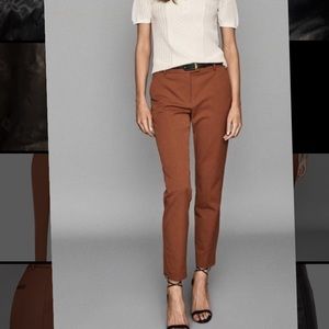 Trouser Pants Rust Color